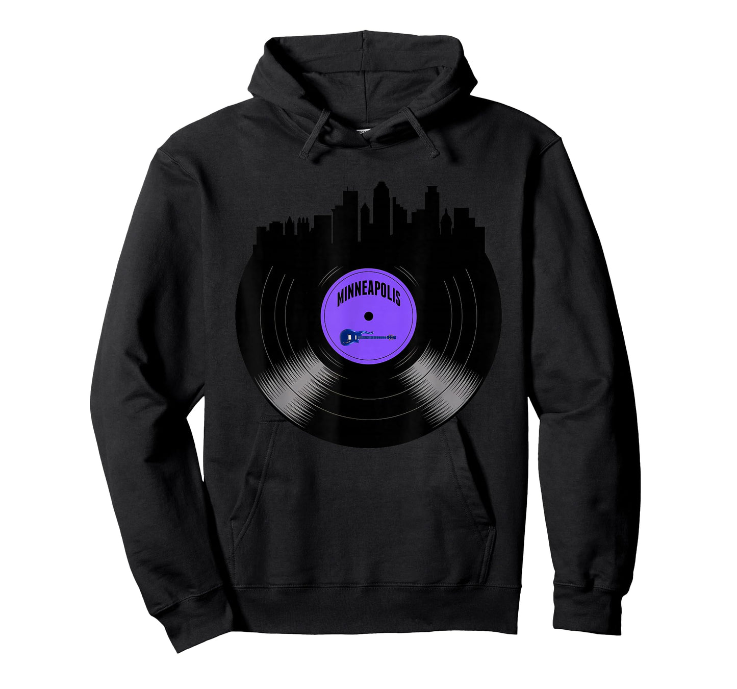 Minneapolis Skyline Retro Music Collector Men's Women's T-Shirt