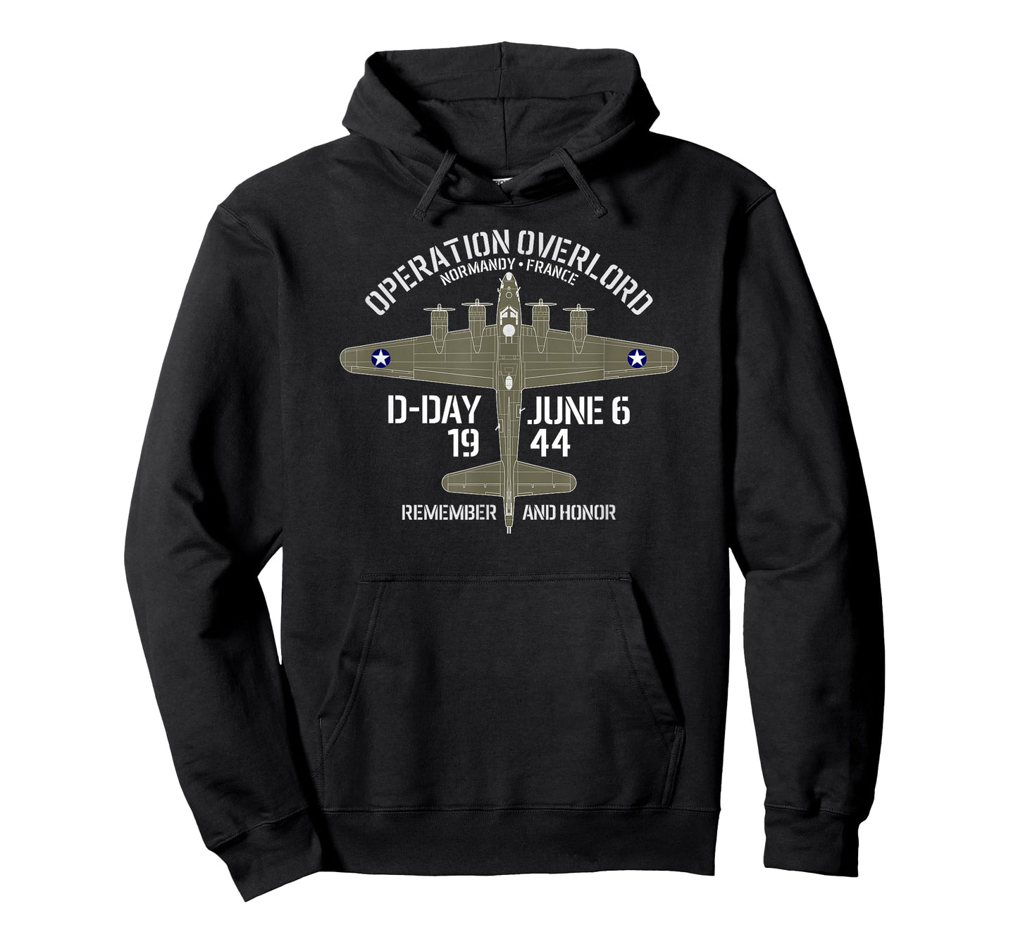 B-17 Operation Overlord D-Day June 6 1944 Flying Fortress T-Shirt