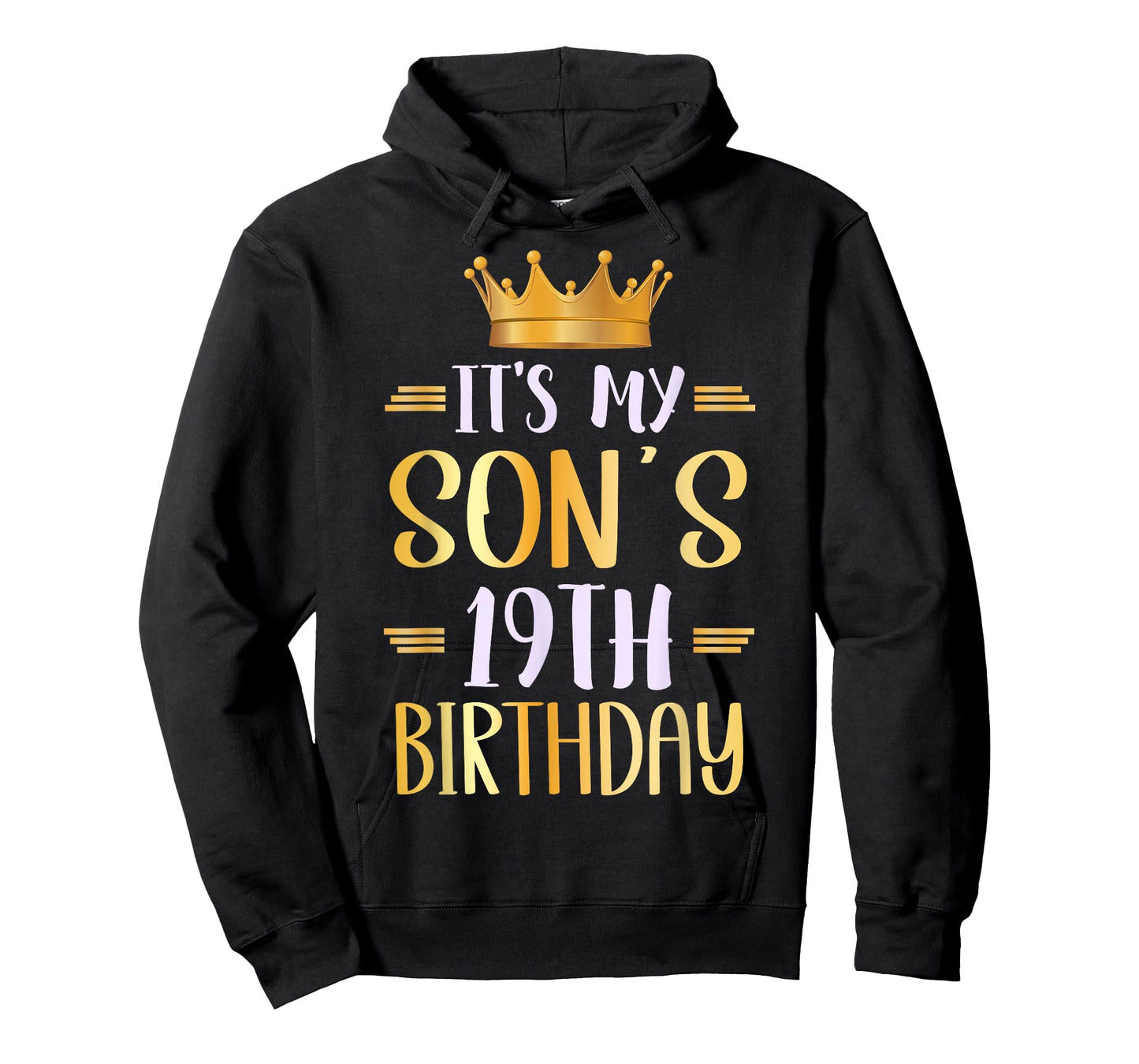 It's My Son's 19th Birthday Happy 19 Years Old T-Shirt