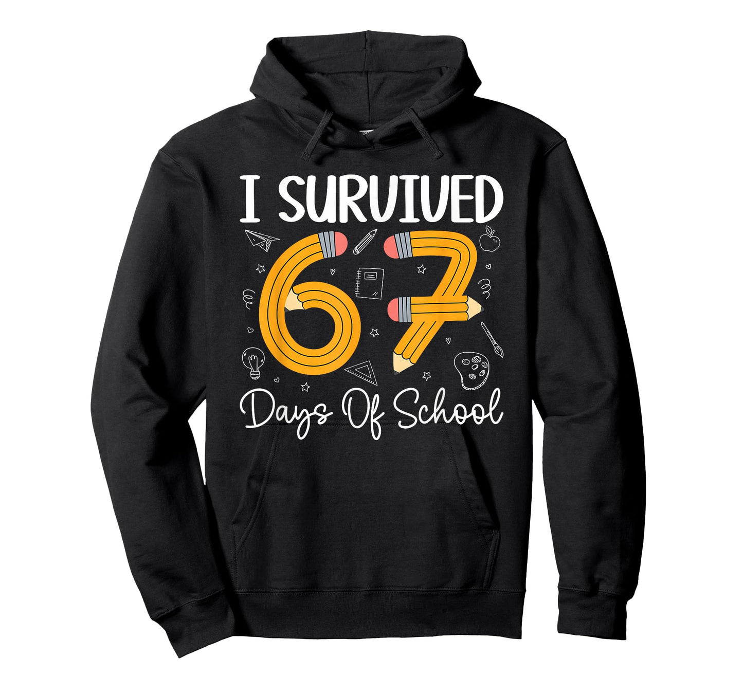 I Survived 67 Days of School Funny 67 Meme Teachers Students T-Shirt