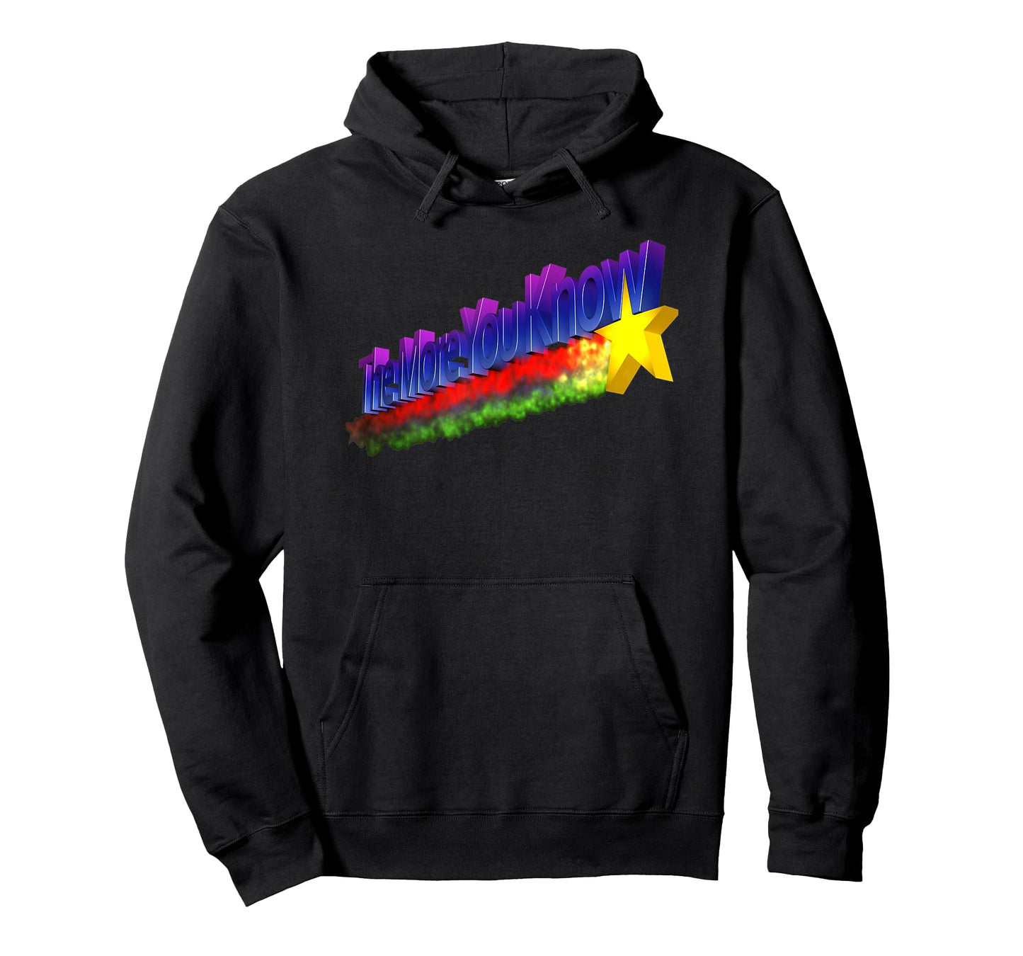 The More You Know Tee Retro 80s Rainbow Funny TV T-Shirt