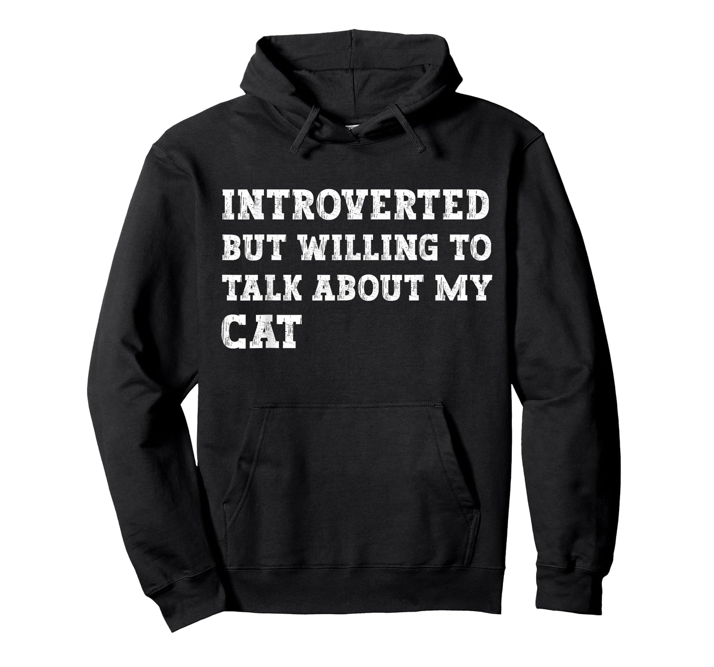 Introverted But Willing to Talk About Cats Lover Kitten Meow T-Shirt