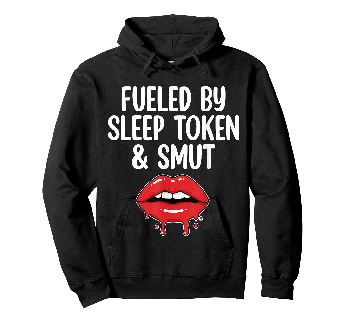 Fueled by Sleep Token and Smut Lips Bookish Reading T-Shirt