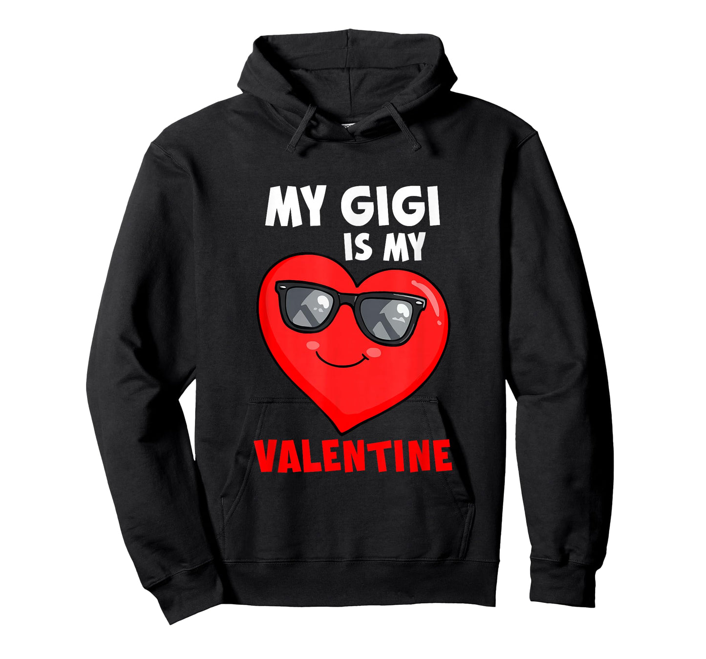 My Gigi is My Valentine Heart Sunglasses Boys Proud Family T-Shirt
