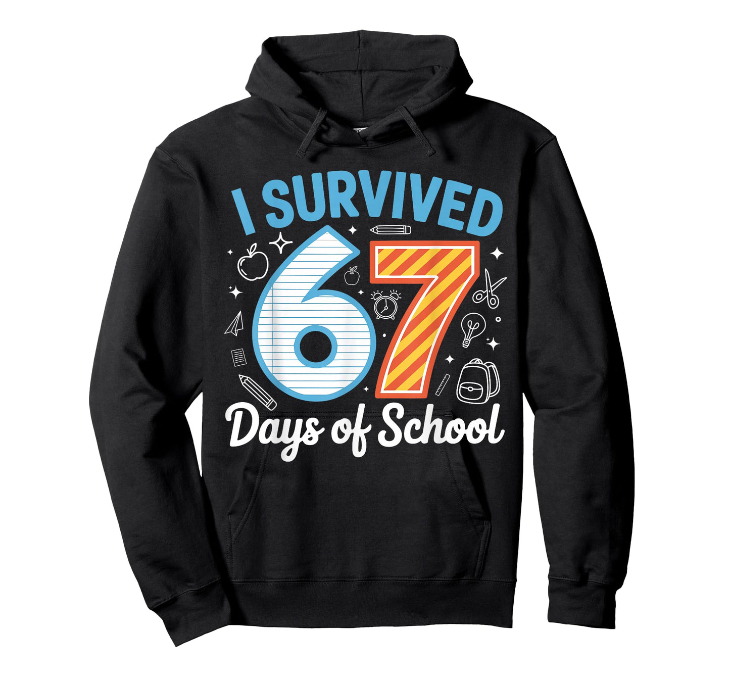 I Survived 67 Days of School Funny Meme Teacher Student T-Shirt