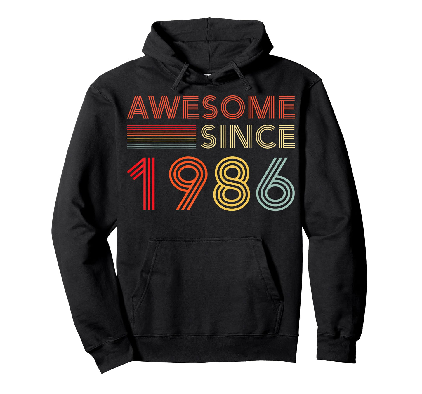 40 Birthday Decorations Men 40yr Awesome 1986 40th Birthday T-Shirt