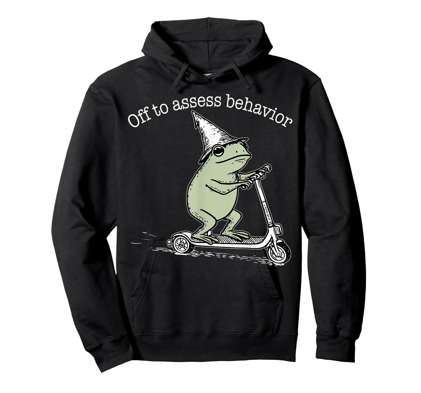 Off to Assess Behavior Analyst Funny Frog Scooter ABA T-Shirt