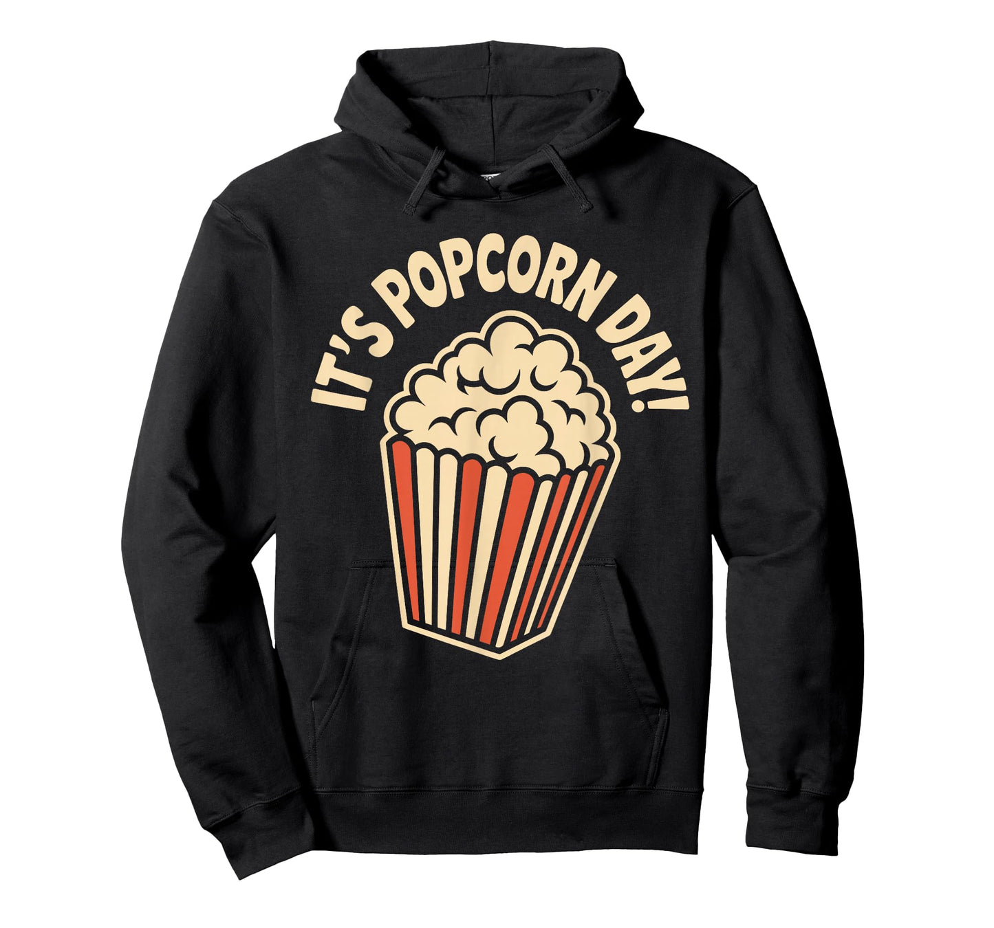 It’s Popcorn Day Theater Cozy Snack Food Movie Night Cinema T-Shirt