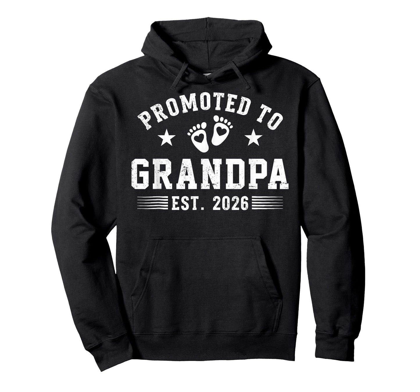 Promoted to Grandpa Est 2026 Baby Announcement T-Shirt