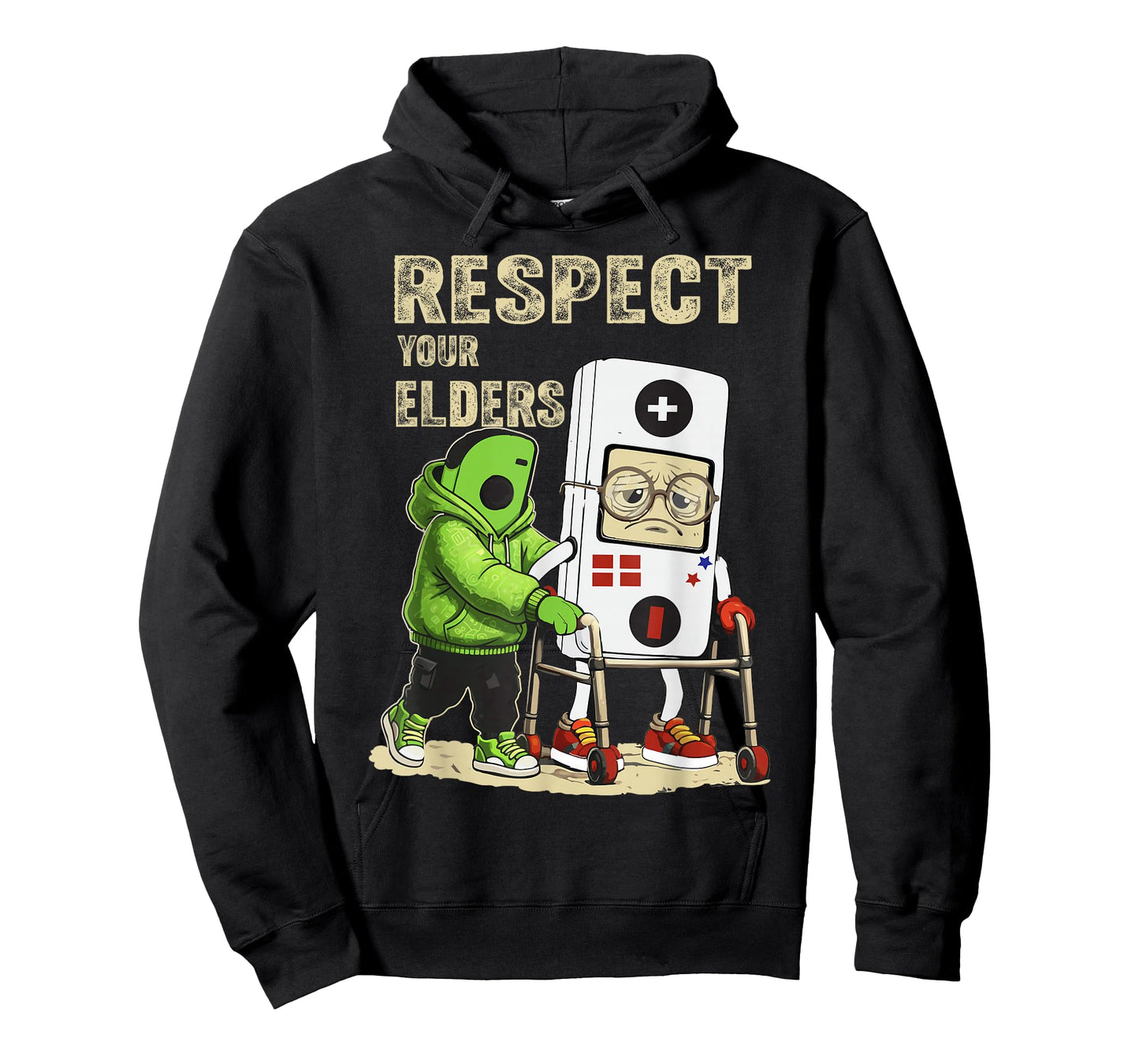Respect Your Elders Classic Gamer Graphic T-Shirt
