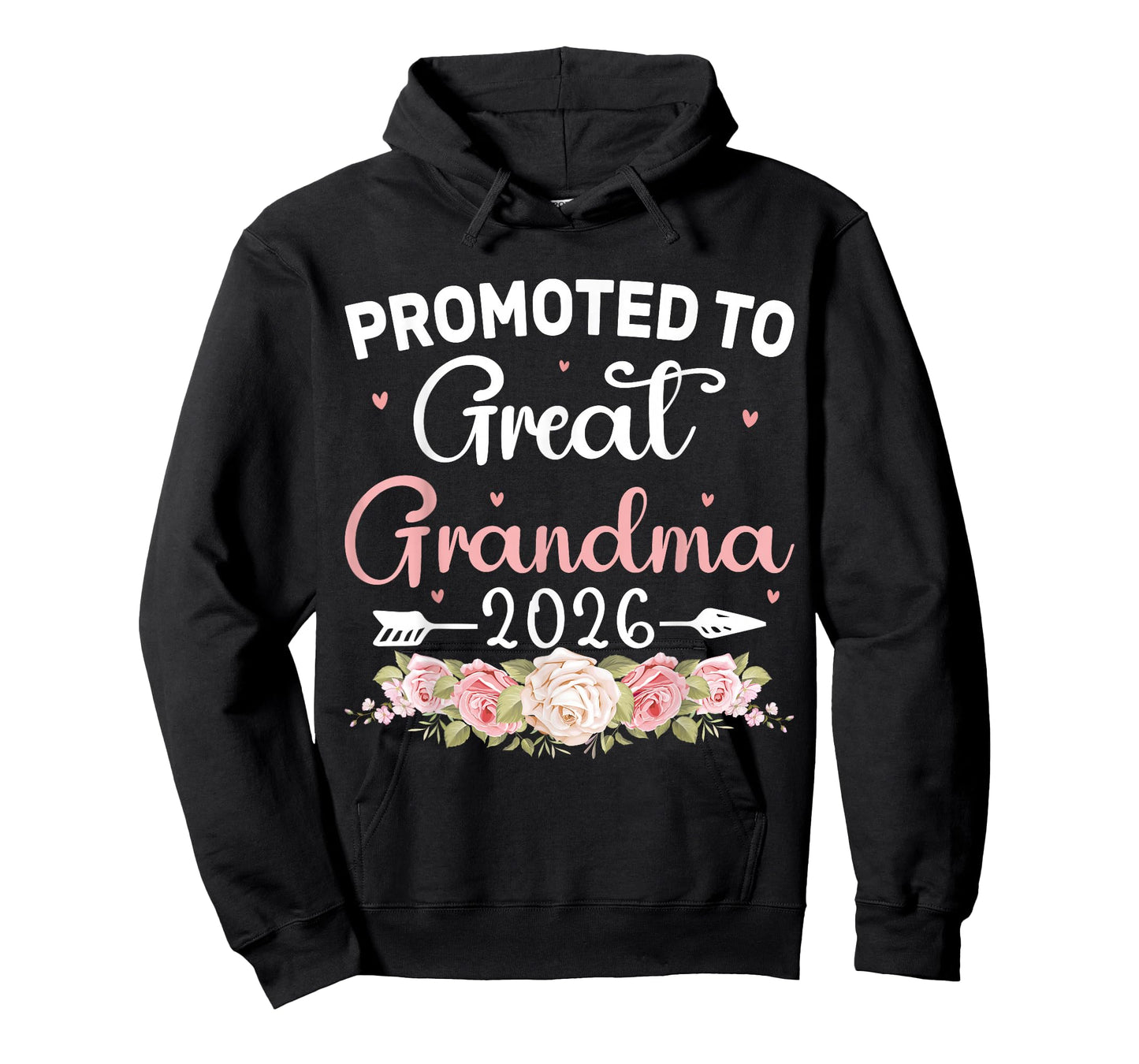 Promoted to Great Grandma 2026 First Time New Grandmother T-Shirt