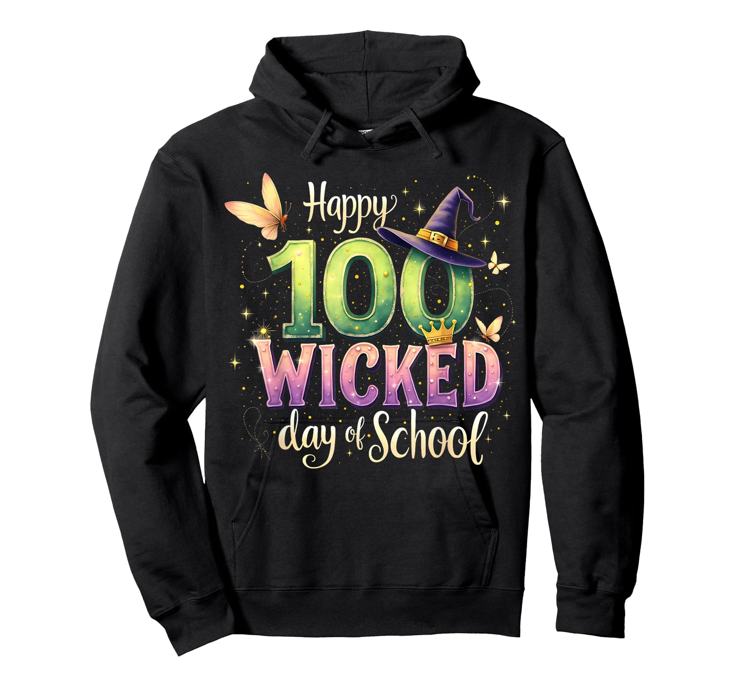 Happy 100 Wicked Days of School 100 Days of School Costume T-Shirt