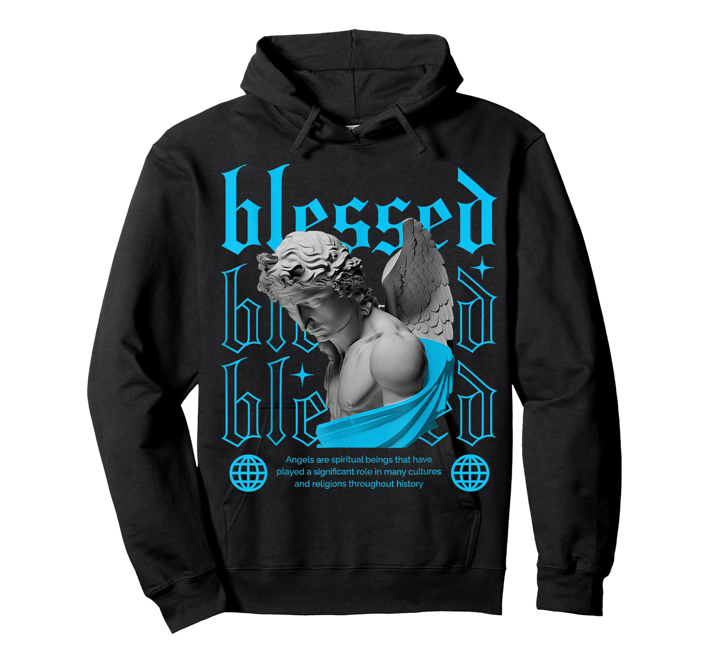 Gamma Blue Black White Match T-Shirt