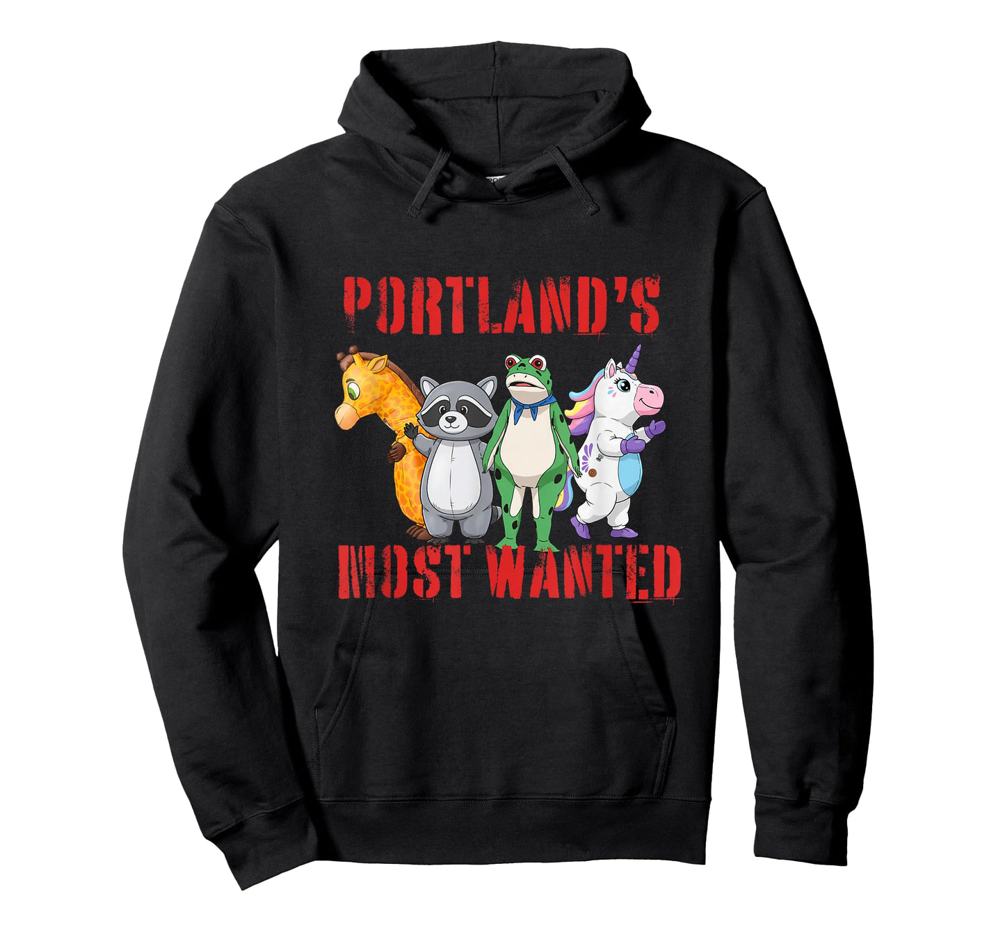 Funny Portland Protest Inflatable Protester Parody Frog T-Shirt