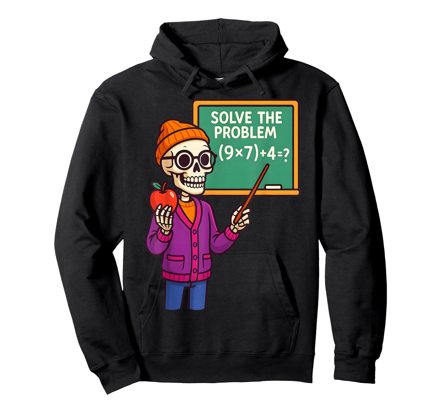 Halloween Skeleton Six Seven 67 Meme PEMDAS Teacher T-Shirt