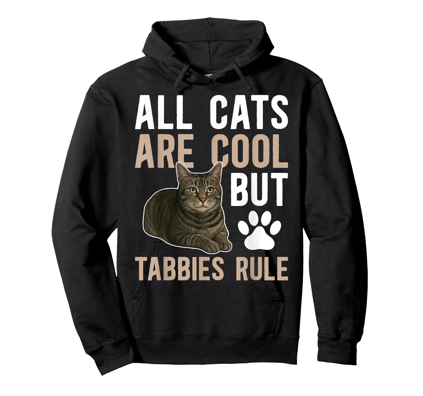 Tabbies Rule Gray Tabby Cat Owner Grey Tabby Cat Lover T-Shirt