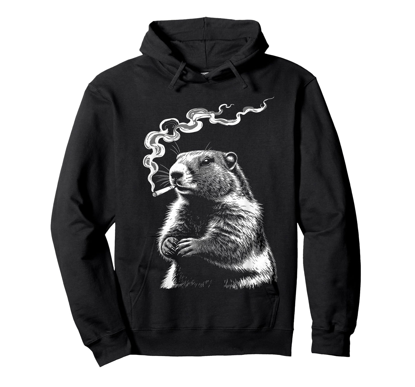 Punxy Phil's Smoking Meme Groundhog Day Costume Gen Z T-Shirt