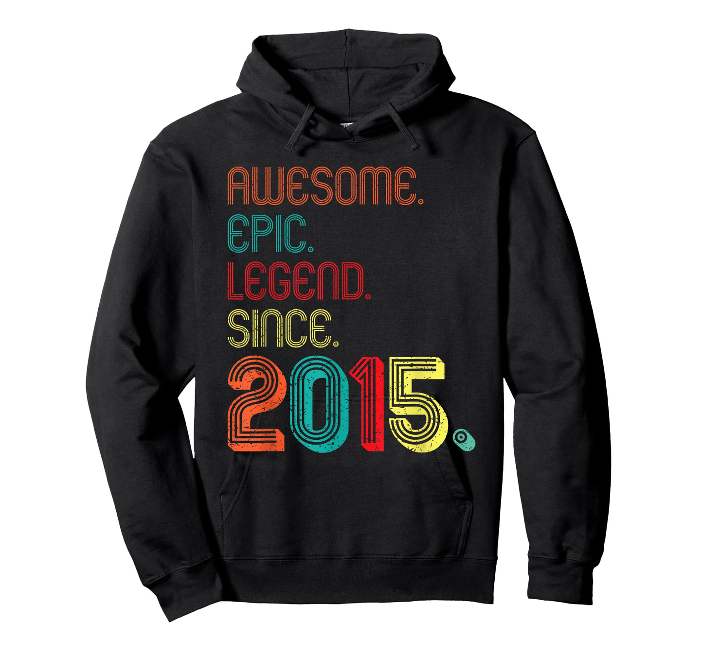 Awesome Epic Legend Since 2015 11 Years Old 11th Birthday T-Shirt