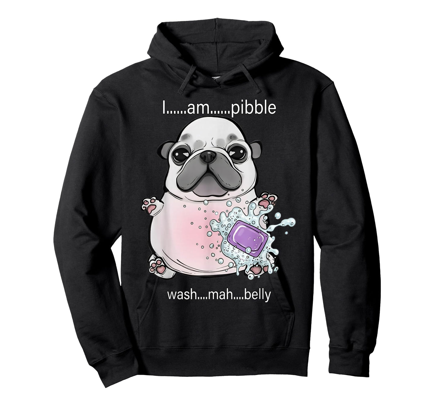 I Am Pibble Wash My Belly Pibble Meme Funny Dog Brainrot T-Shirt