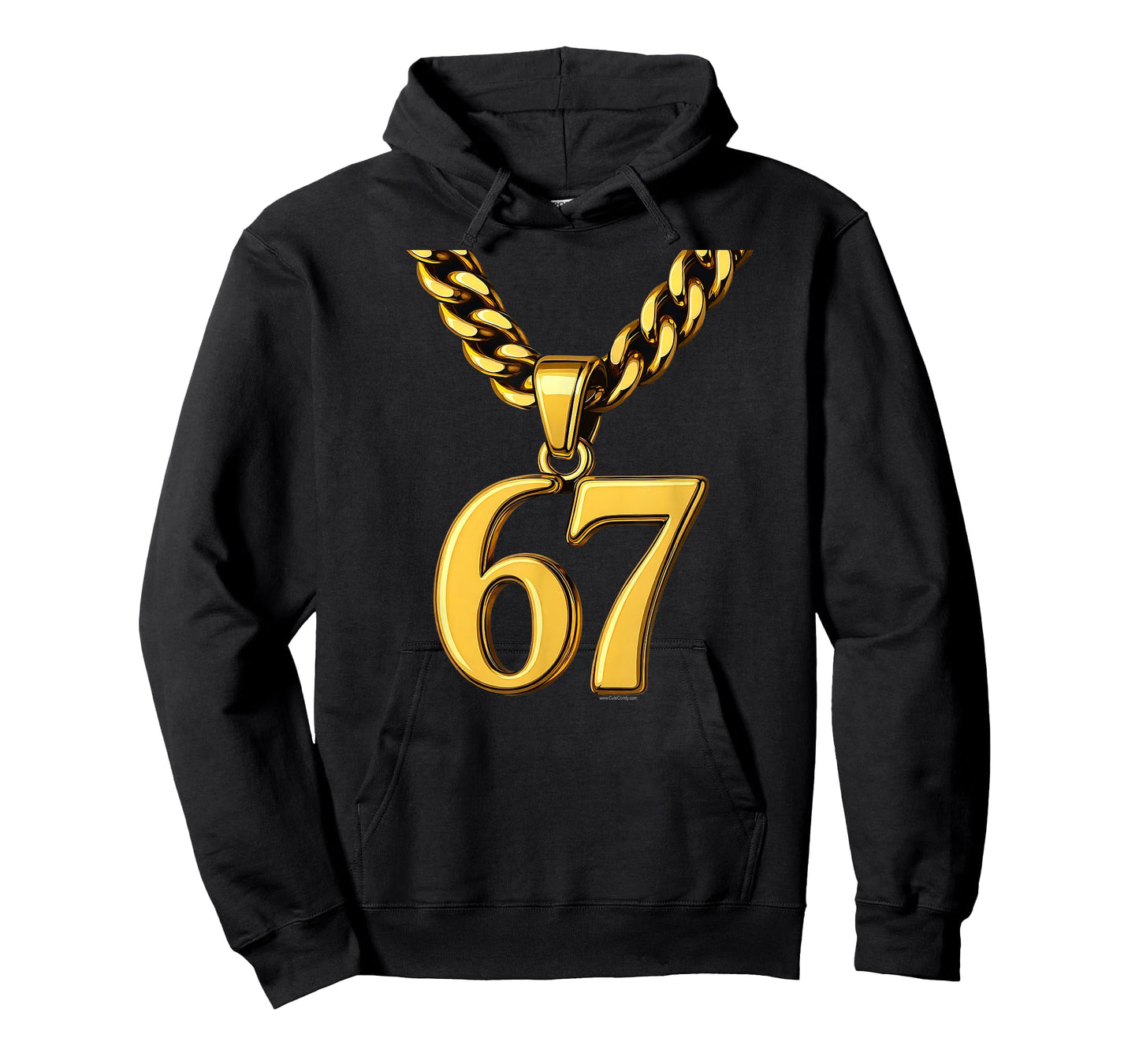 Funny Cool 67 Meme Numbers Medallion Six Seven Boys Men Teen T-Shirt