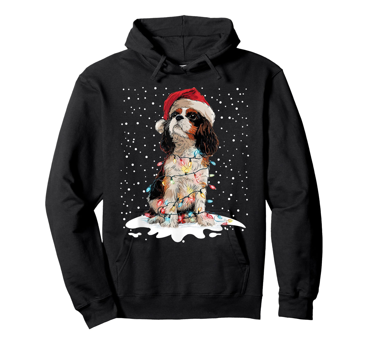 Cavalier King Charles Spaniel Dog Christmas Pajama Men Women T-Shirt