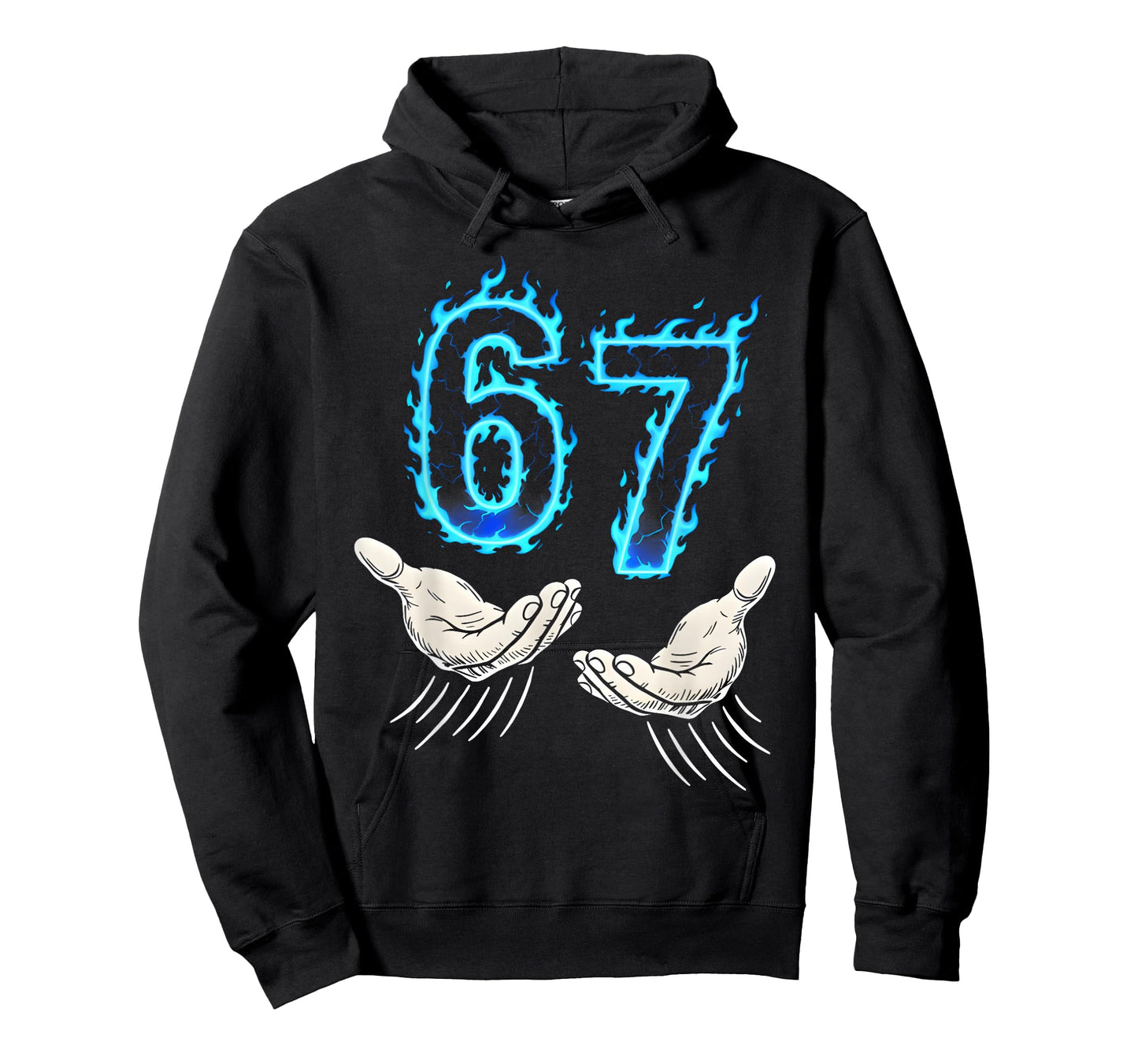 Six Seven 6 7 Meme Hand 67 T-Shirt