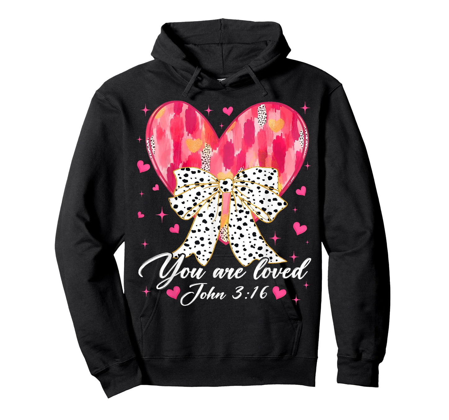 You are Loved John 3:16 Valentine Christian Girl Women Kid T-Shirt