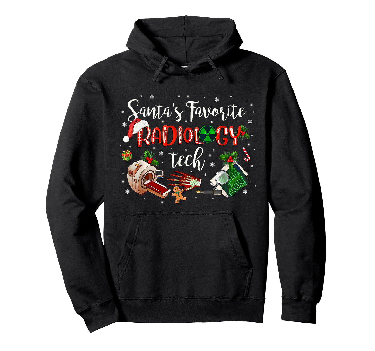 Radiologic Technologist Rad Tech Christmas CT MRI Tech T-Shirt