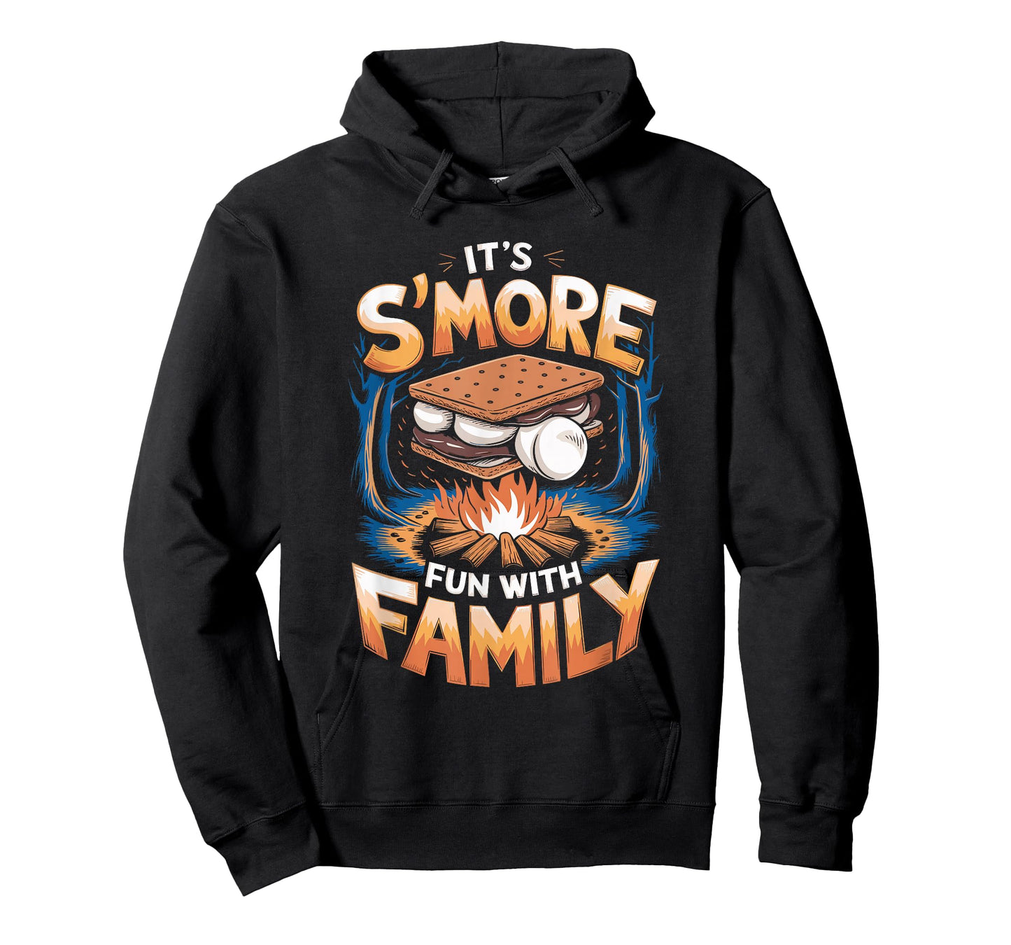 It’s S’More Fun with Family Cute Campfire Art T-Shirt