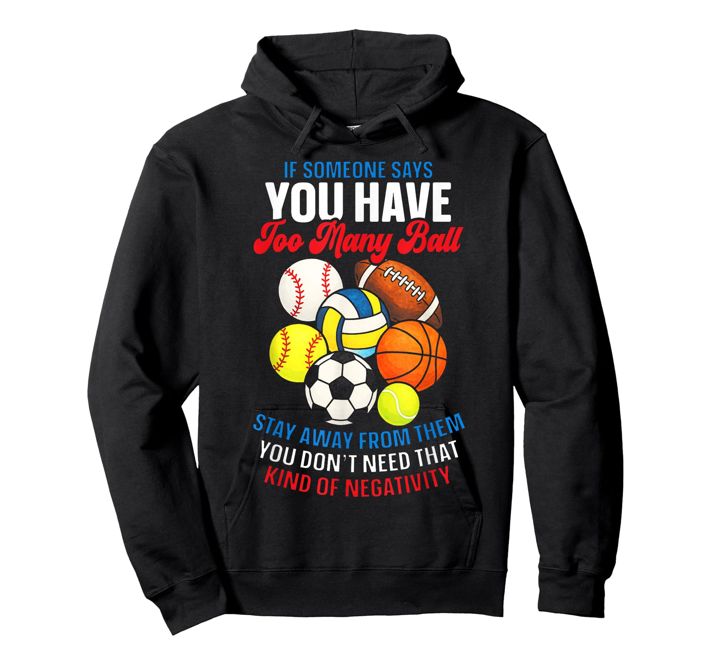 Sports Humor Quote Multi Sport Lover Positive Vibe Retro T-Shirt