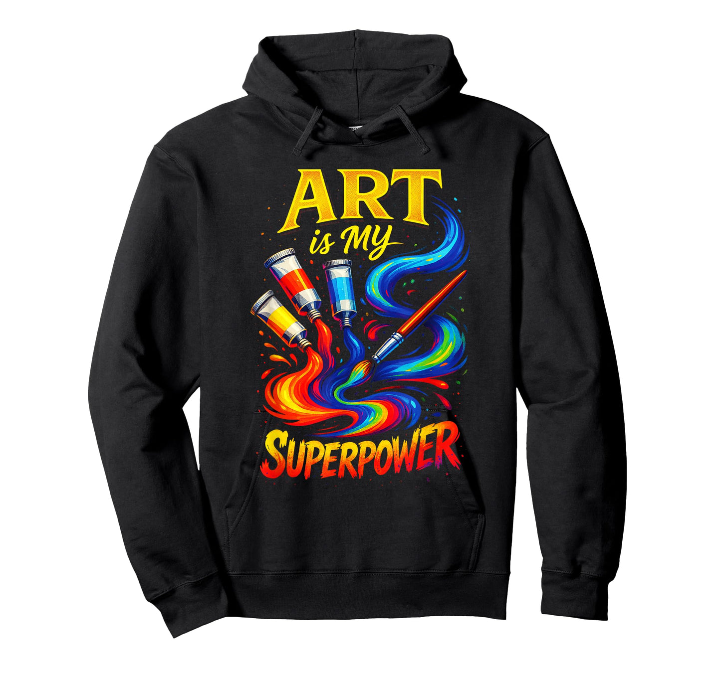 Art is My Superpower - Funny Art Teacher Design T-Shirt