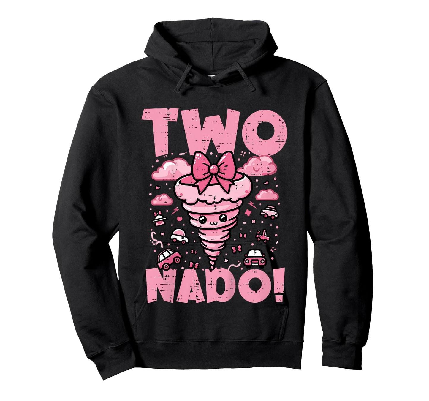 Kids 2nd Birthday Two Nado Funny 2 Year Old Girls Kids Toddler T-Shirt