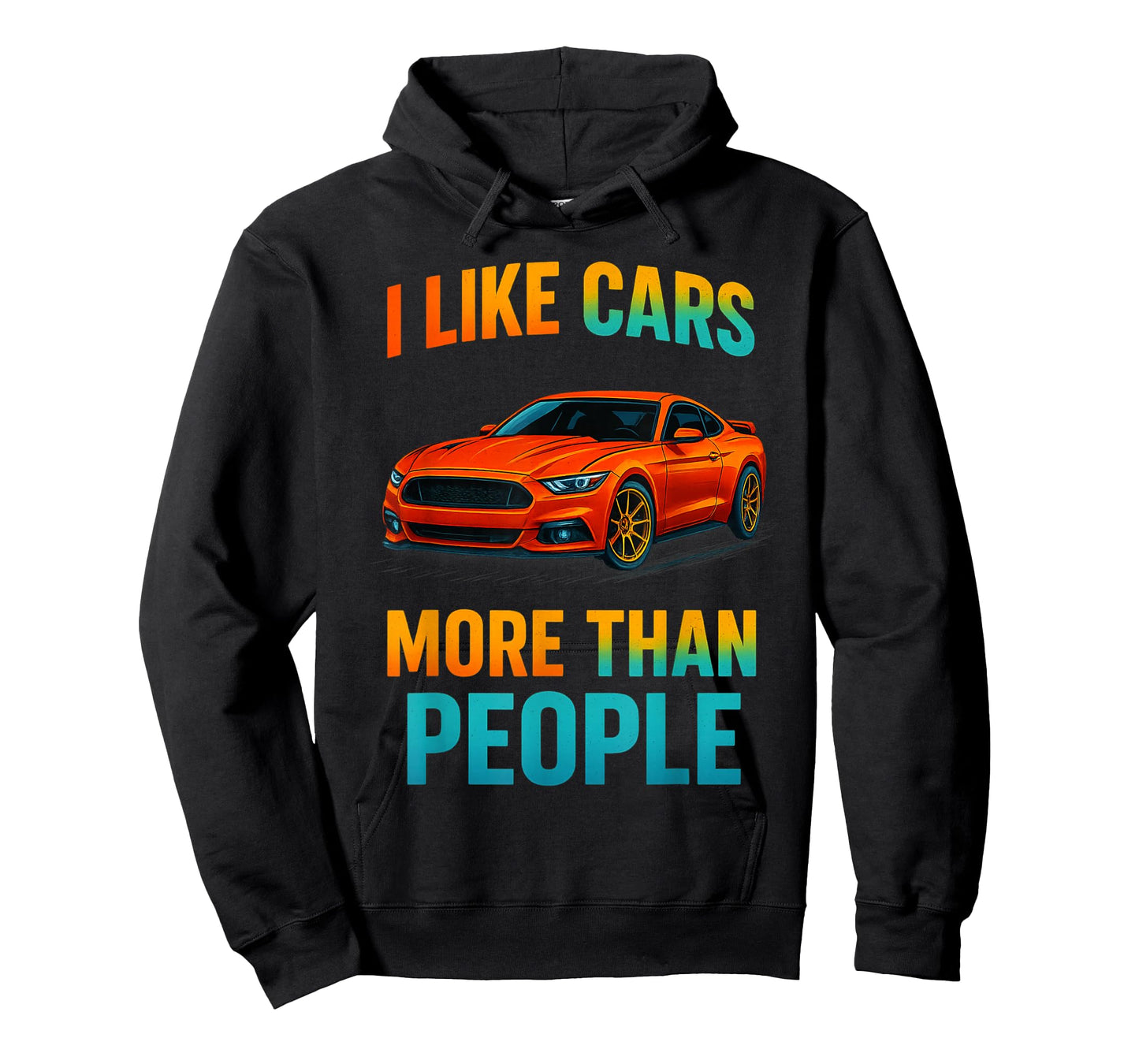 I Love Cars More Than People Funny Car Tee T-Shirt