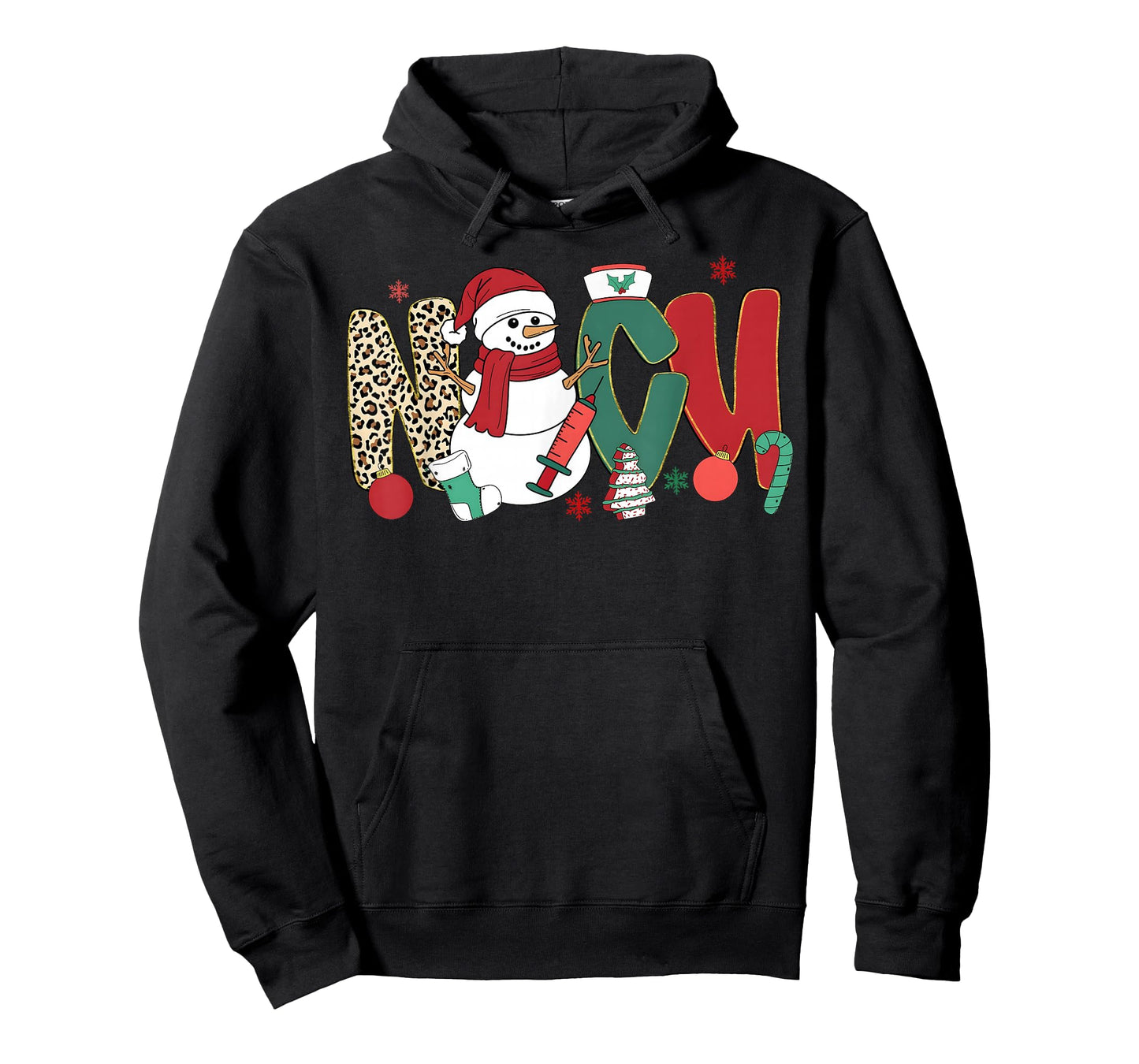 NICU Nurse Snowman Christmas Leopard Snowmies Men Women T-Shirt