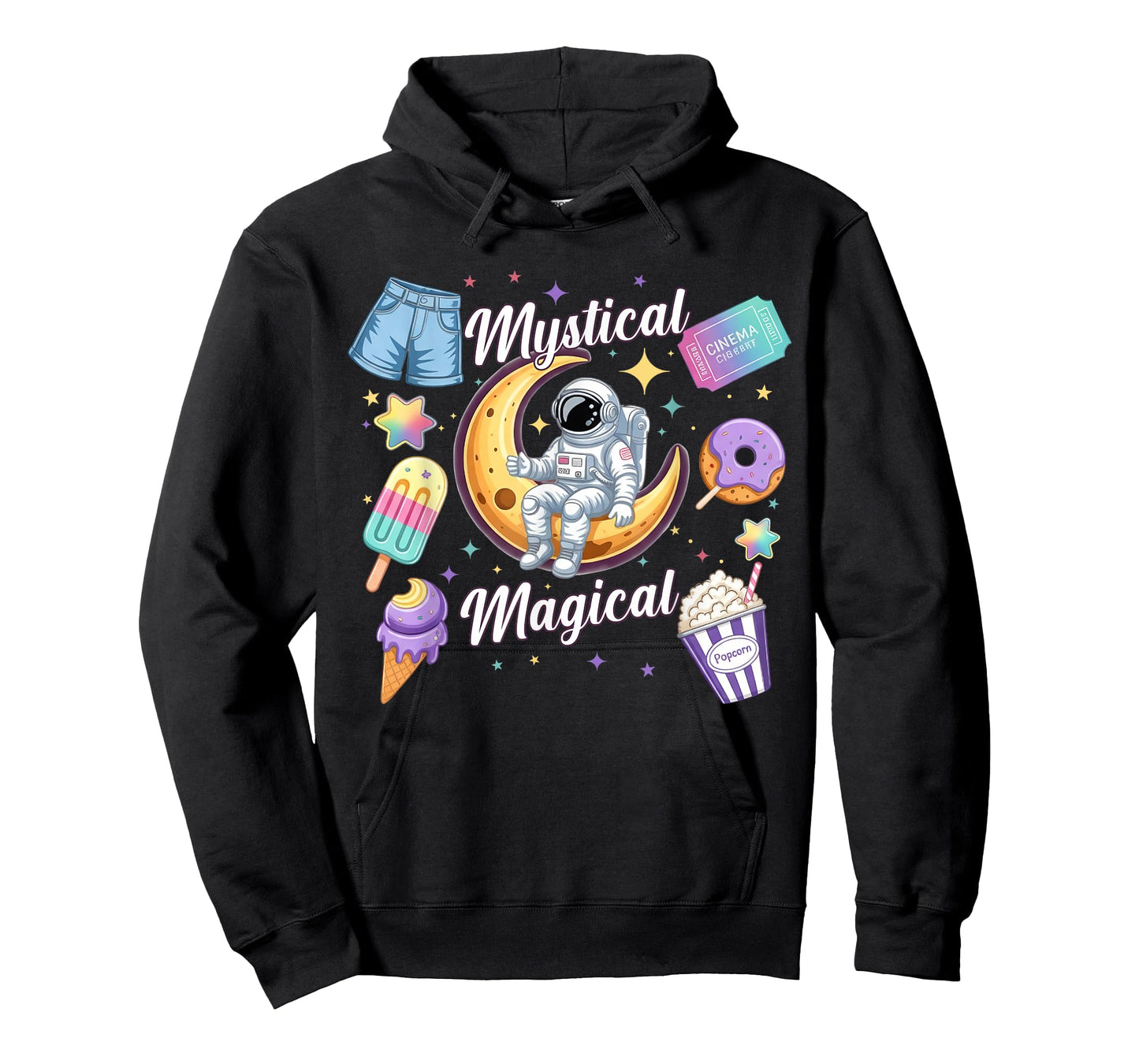 Mystical Magical Retro Aesthetic Space Gifts Men Women Kids T-Shirt