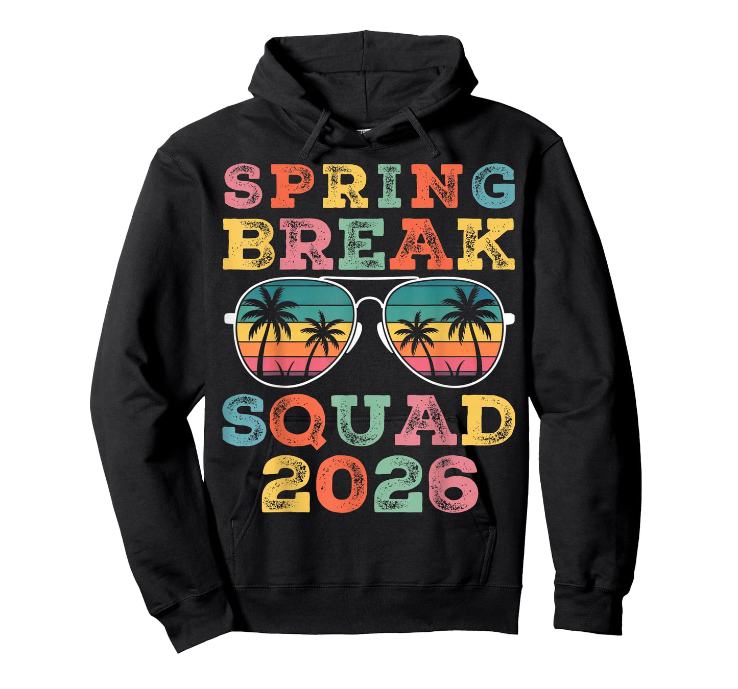 Spring Break Squad 2026 Funny Vintage Team Family Fun T-Shirt