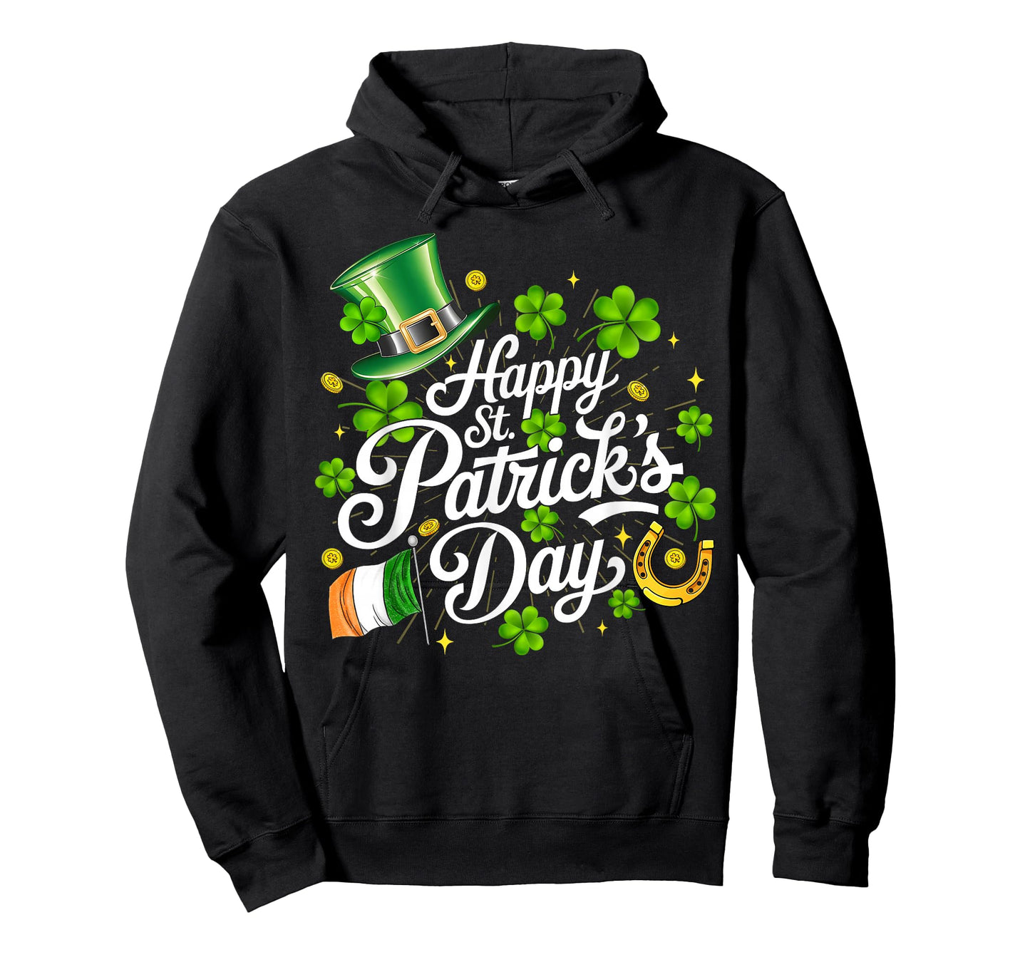 Happy St. Patricks Day Shirts Men Women Kids Shamrock Irish T-Shirt