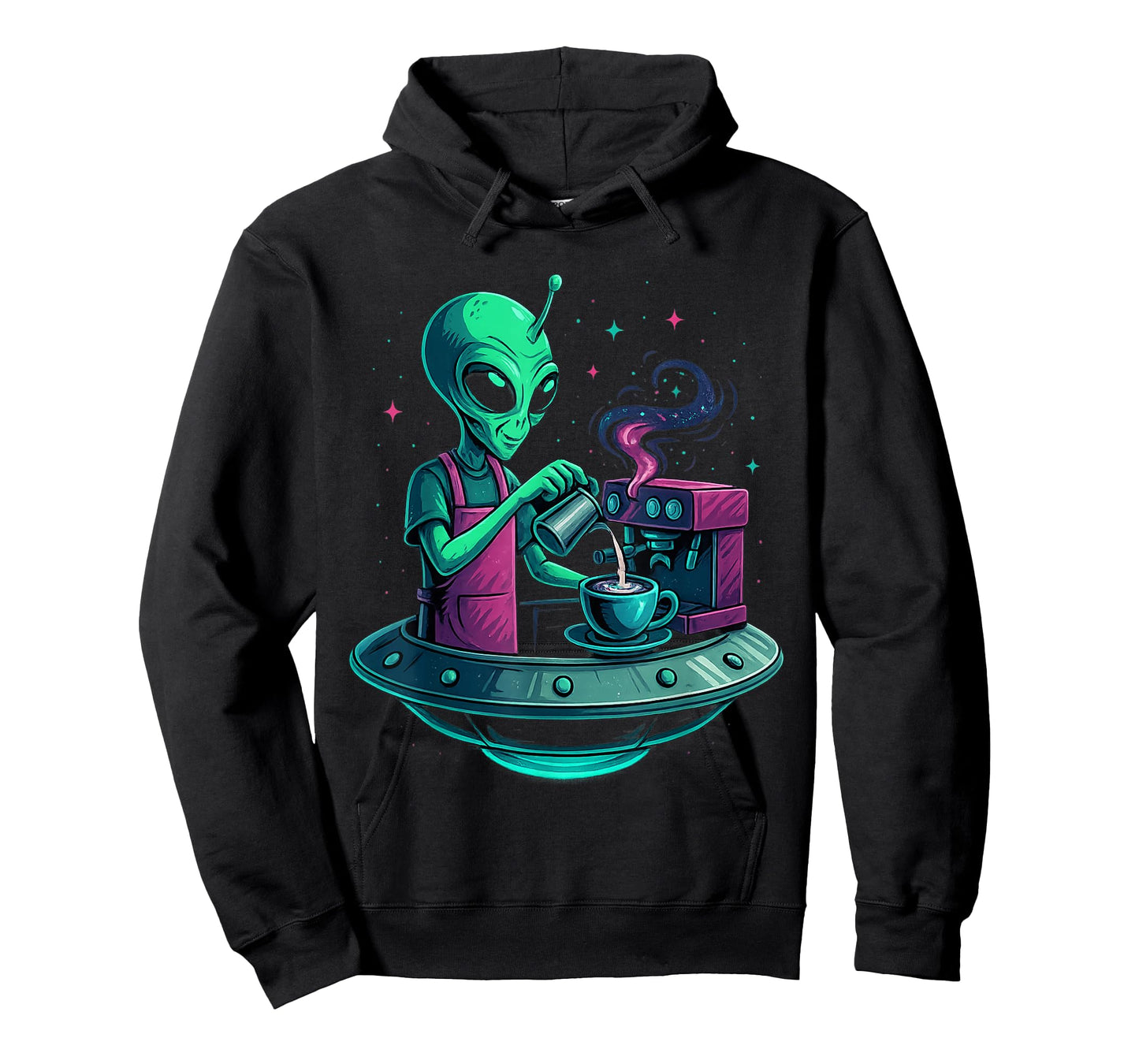Alien Coffee Design for Coffee Lovers T-Shirt