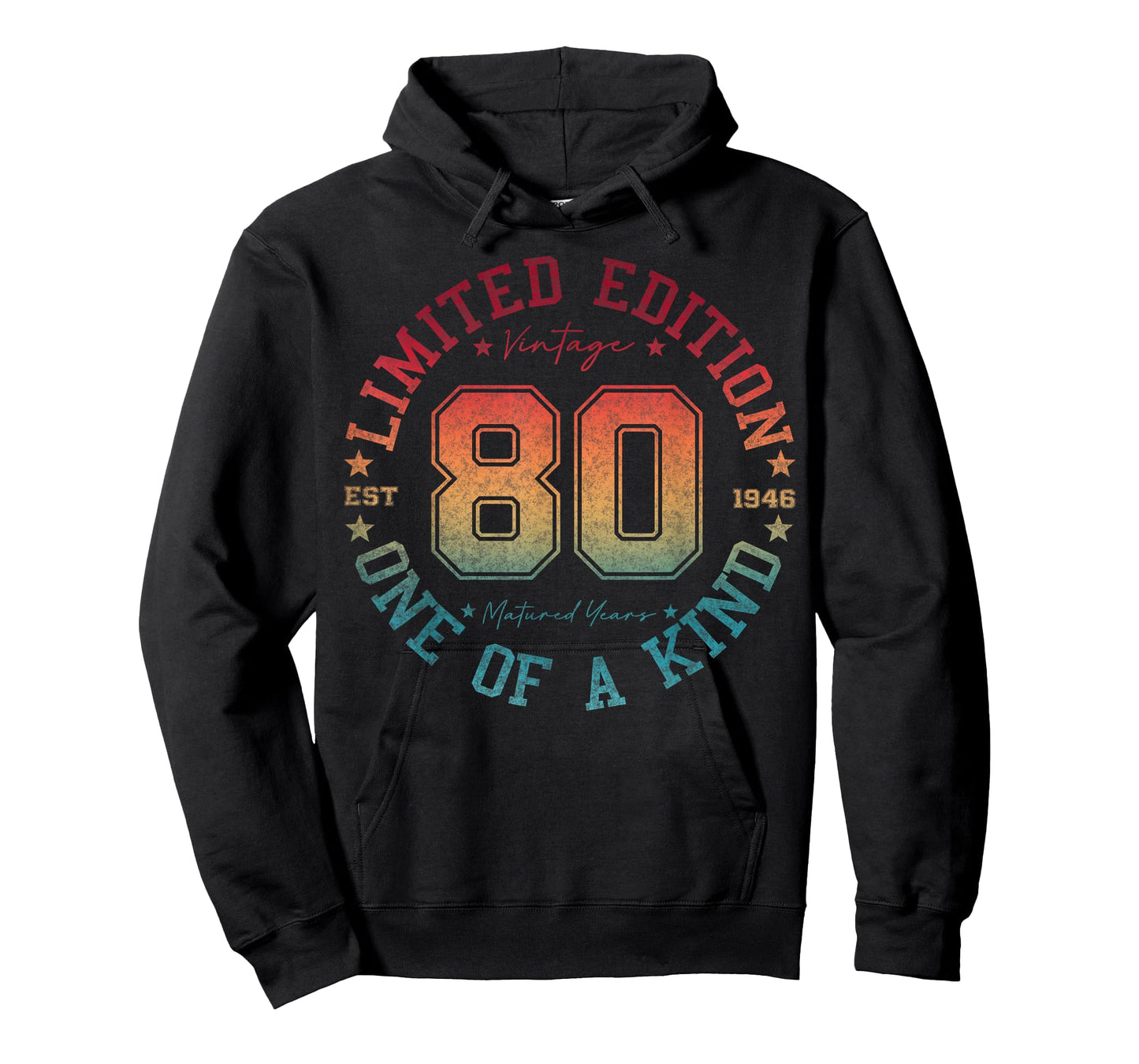 80 Year Old Gifts Vintage 1946 Limited Edition 80th Birthday T-Shirt