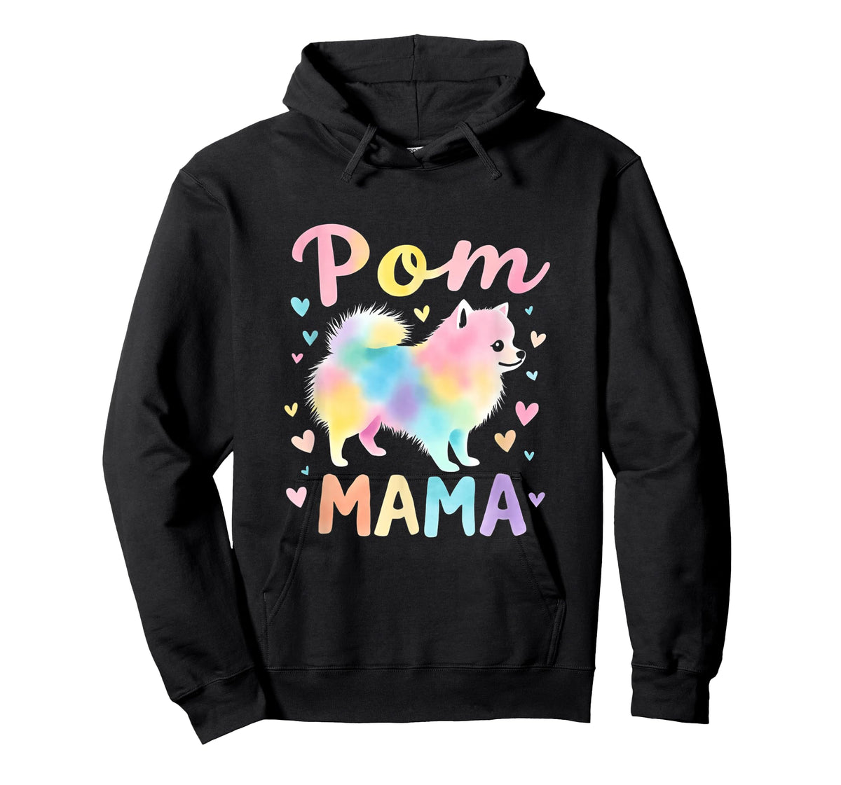 Pomeranian Mama Design Colorful Pomeranian Mom T-Shirt