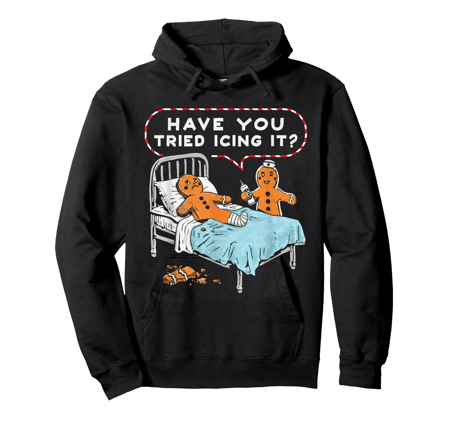 Have You Tried Icing It Gingerbread Nurse Christmas T-Shirt