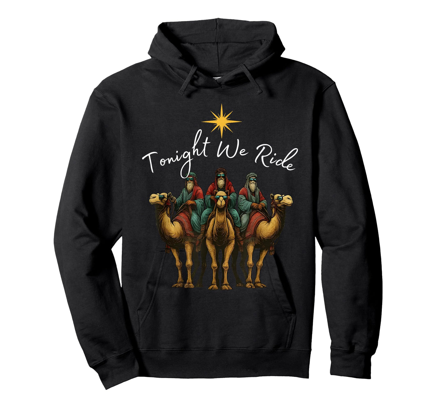 Tonight We Ride Christmas, 3 Wise Men, Christian Christmas T-Shirt