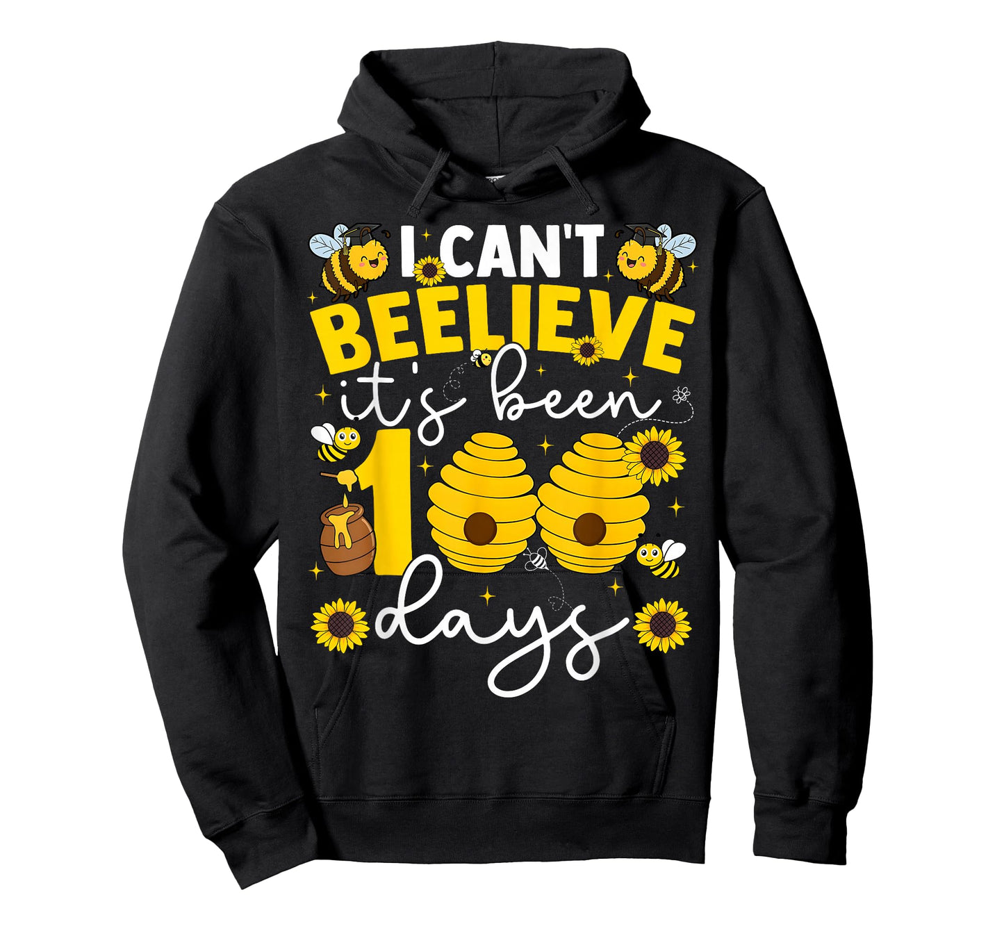 I Can't Beelieve It's Been 100 Days Funny Boy Girl Teacher T-Shirt