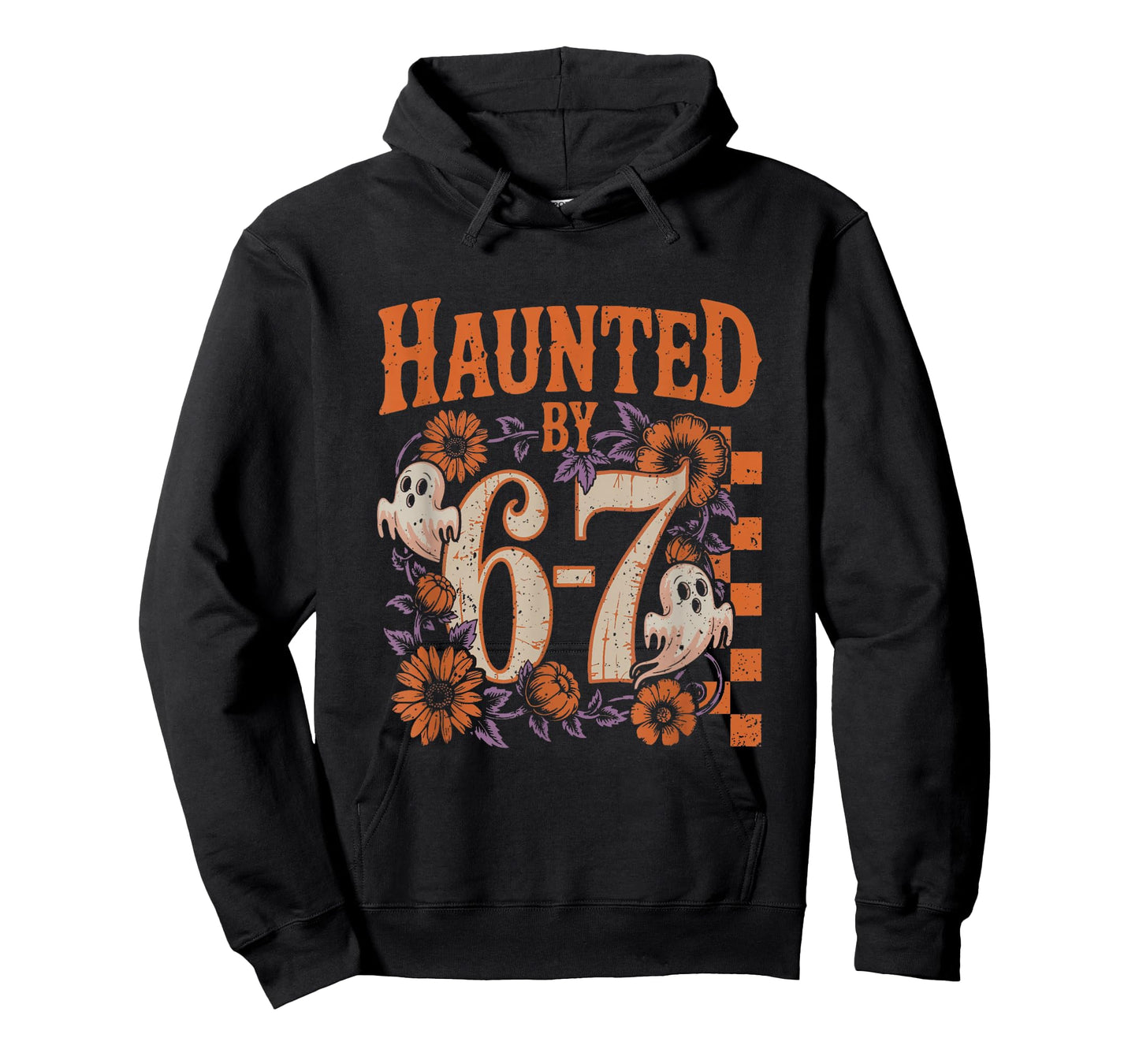 Haunted by 6 7 Six Seven Meme Funny Halloween Ghost Joke T-Shirt