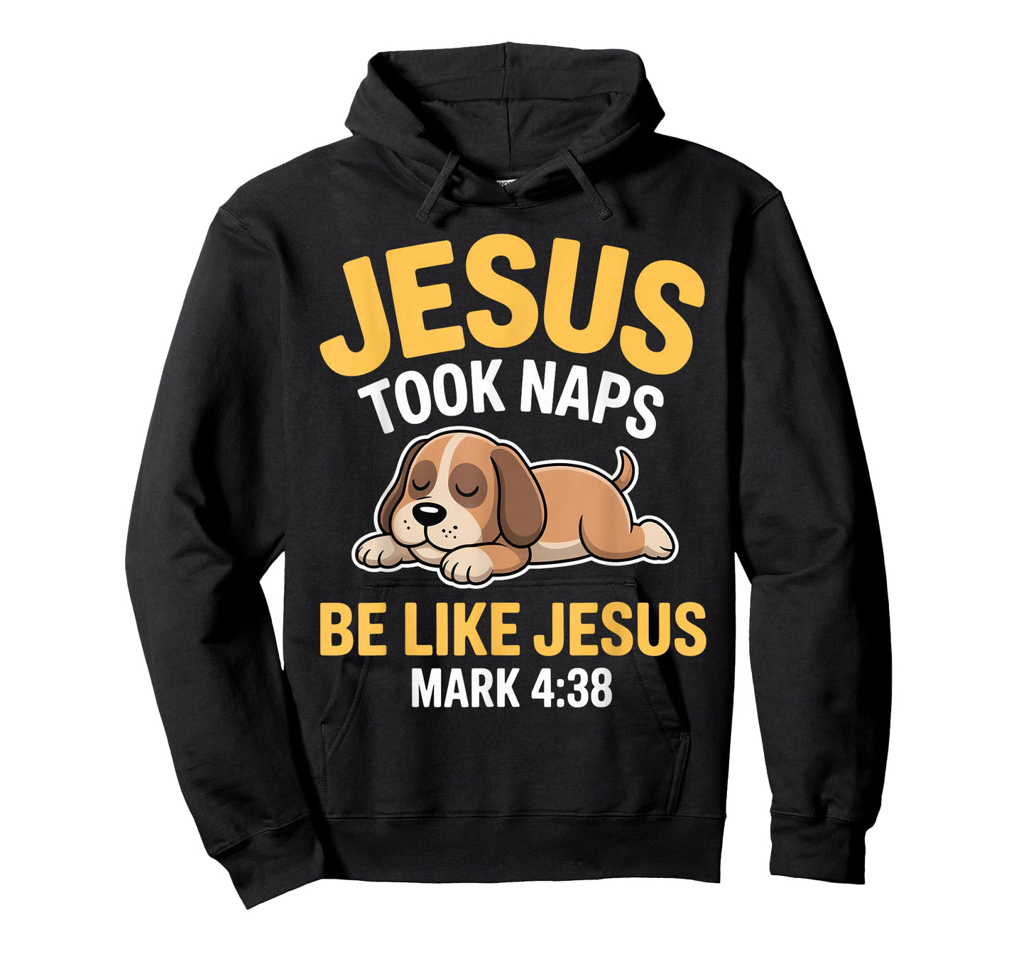 Jesus Took Naps Bible Verse Sleeping Dog Christian Pajamas T-Shirt