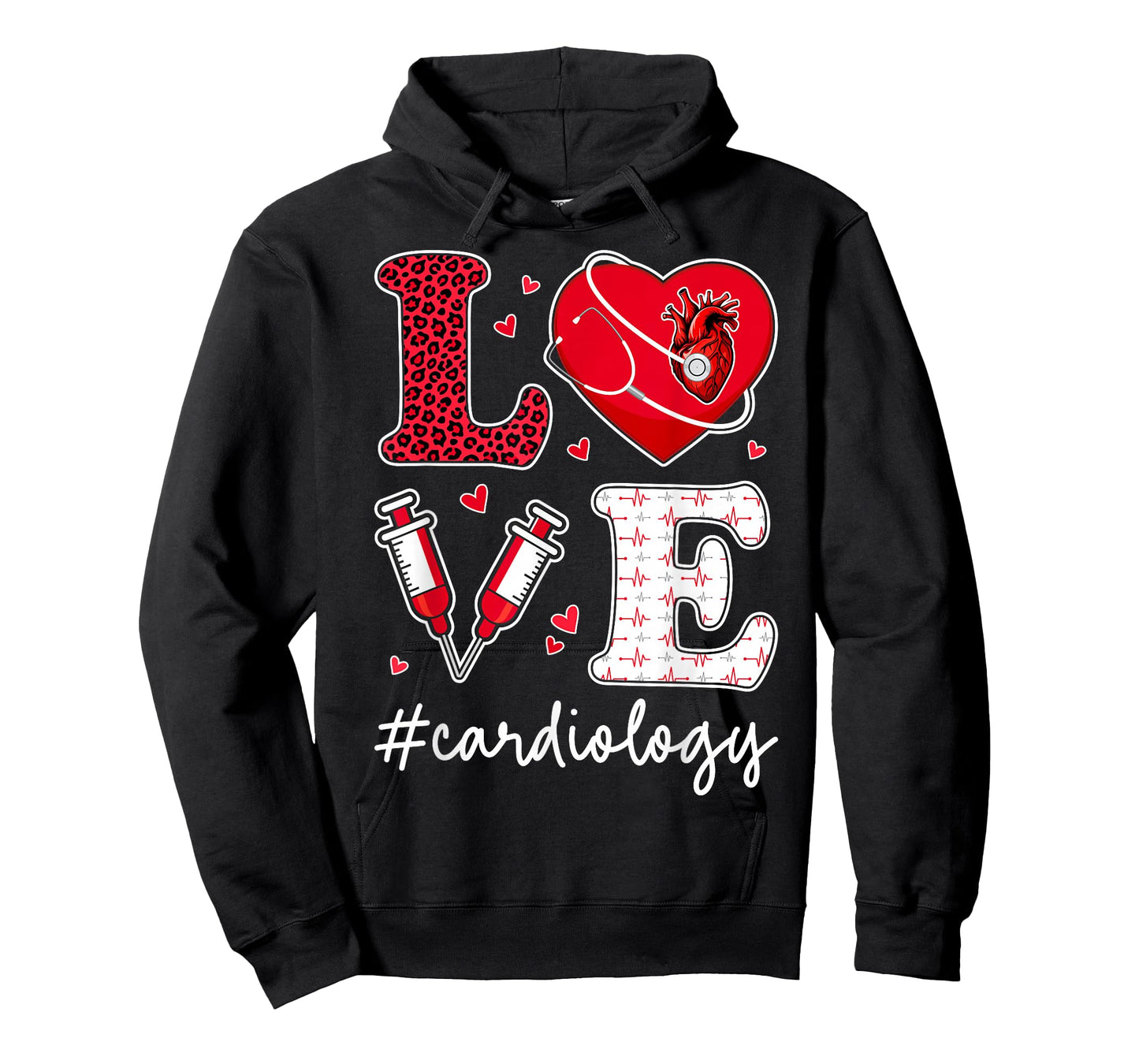 Love Cardiology - Valentine’s Day Cardiologist Couple T-Shirt
