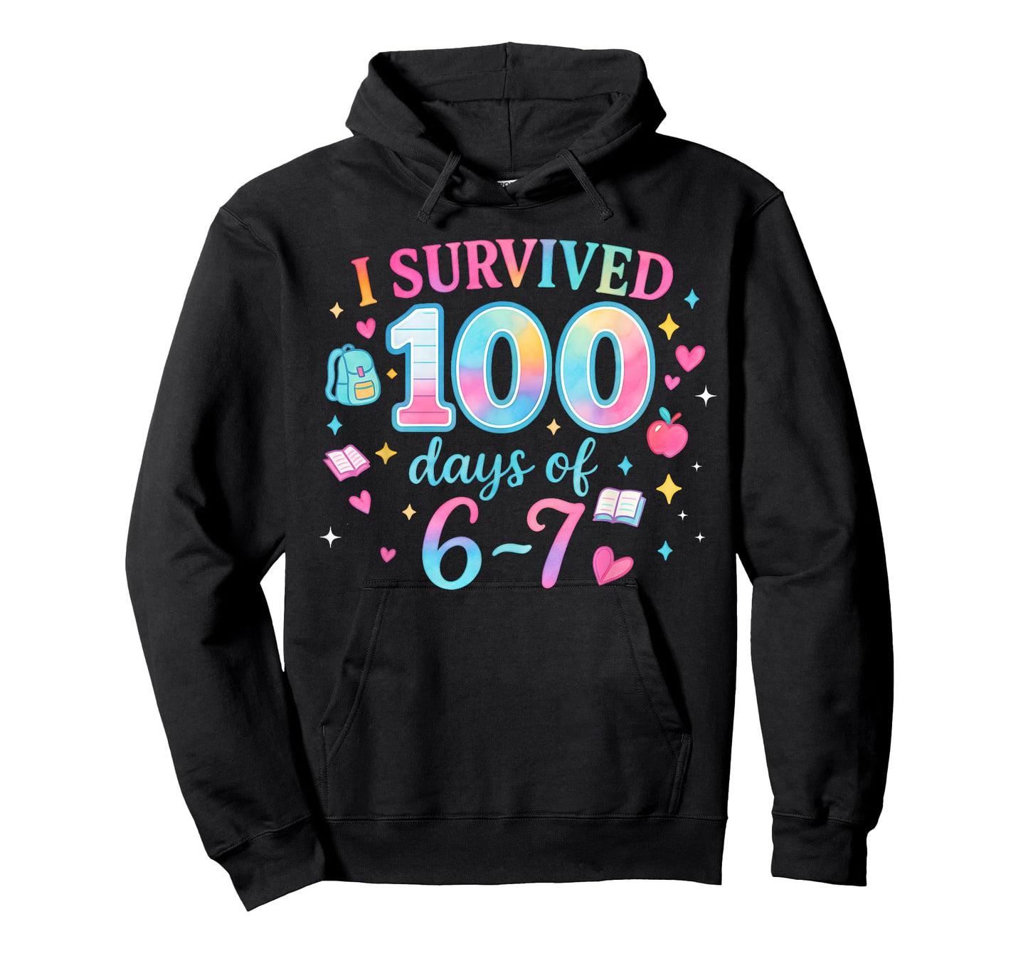 Funny 67 100th Day of School Teacher 100 Days 6 7 Meme 6-7 T-Shirt