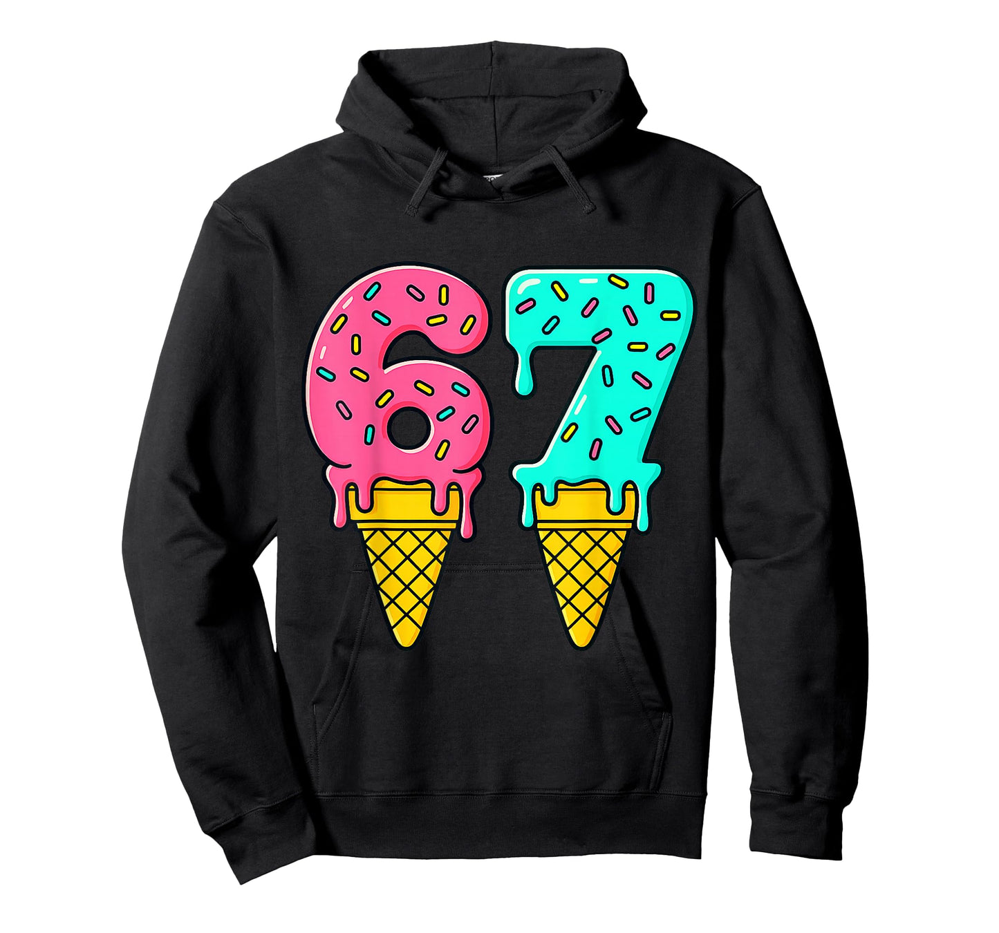 Baseball Drip Ice Cream 67_Baseball Lifestyle 101 T-Shirt