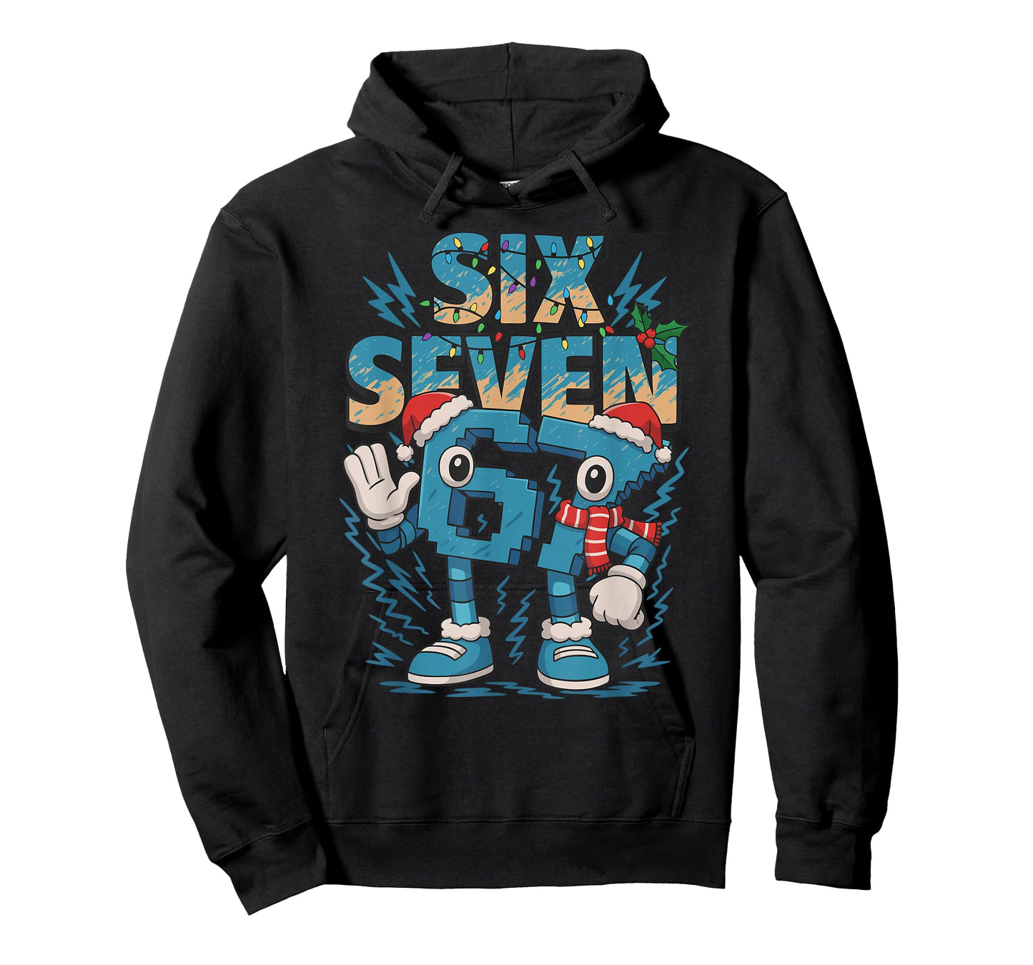 Kids Meme 67 Six Seven 6 7 Italian Brainrot Christmas T-Shirt