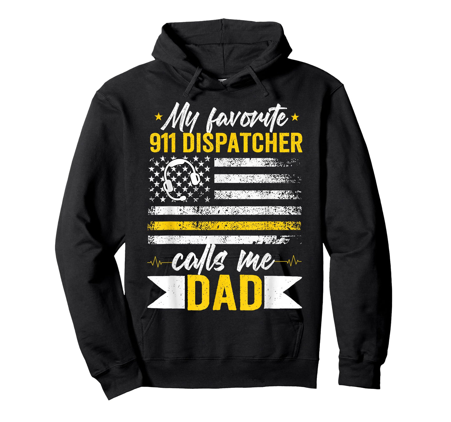 Proud 911 Dispatcher Dad of A 911 Operator Father T-Shirt